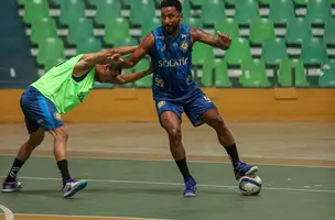 Atlético-PI se prepara para jogo decisivo pela Copa do Brasil de futsal neste domingo (Foto: Lucas Batista/ Ascom Atlético Piauiense)