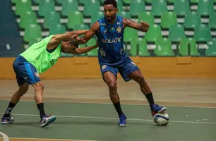 Atlético-PI se prepara para jogo decisivo pela Copa do Brasil de futsal neste domingo (Foto: Lucas Batista/ Ascom Atlético Piauiense)