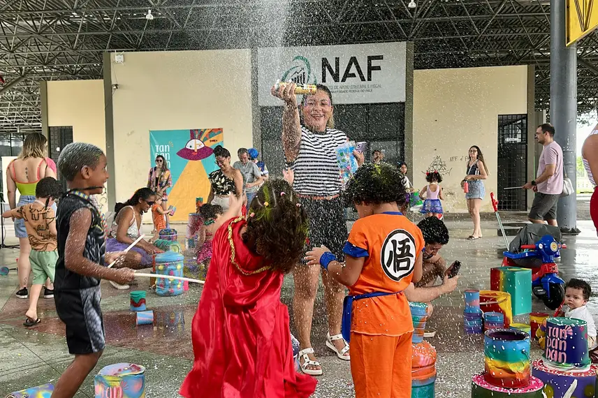 Bloco Tan-Dan-Dan anima crianças com muita folia e lazer para famílias em Teresina