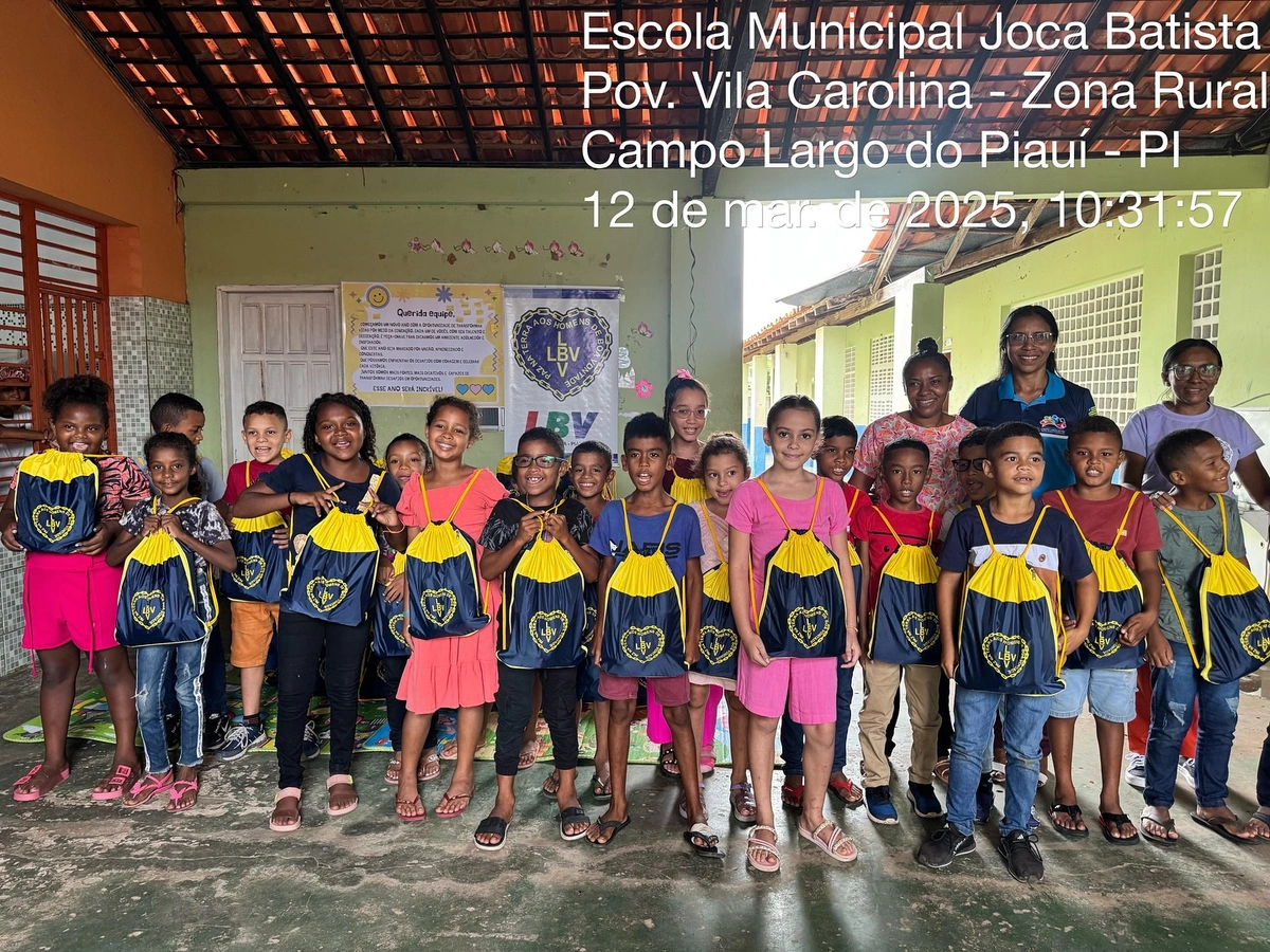 Campo Largo do Piauí recebe doação de kits pedagógicos da Legião da Boa Vontade