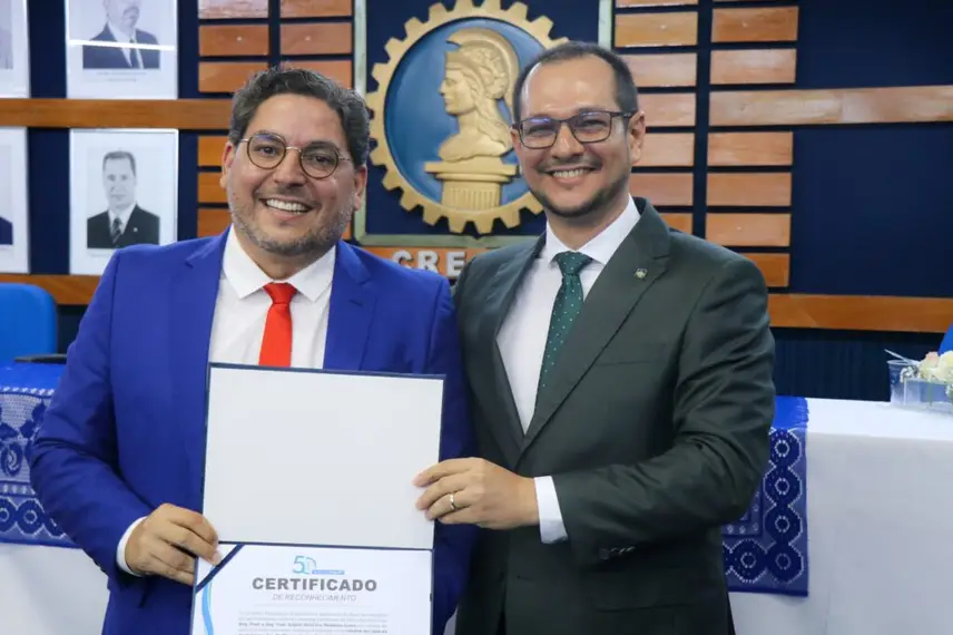 Comemorações dos 50 anos do Crea iniciam com homenagens a personalidades de Mútua Comemorações dos 50 anos do Crea iniciam com homenagens a personalidades de Mútua