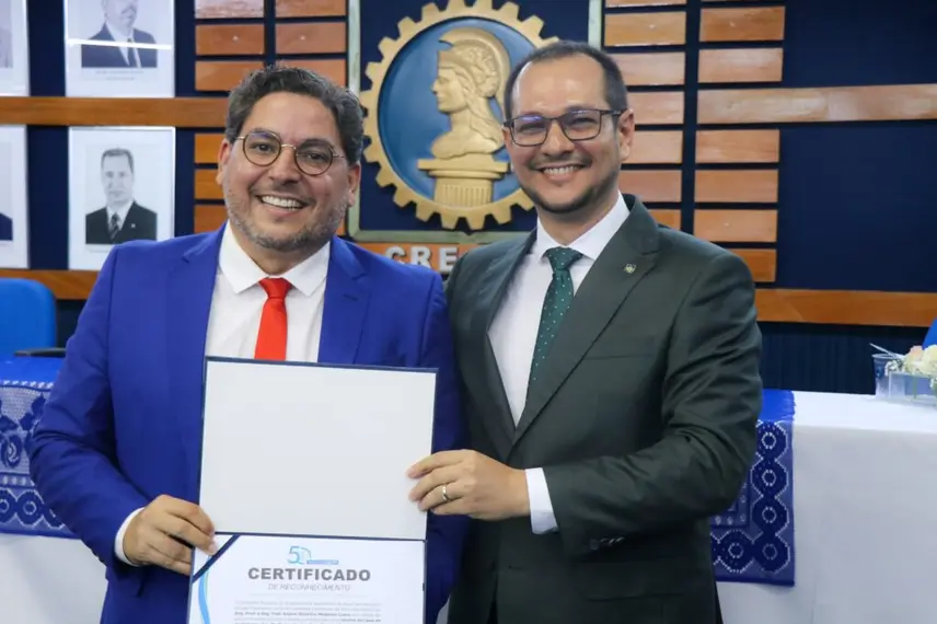 Comemorações dos 50 anos do Crea iniciam com homenagens a personalidades de Mútua