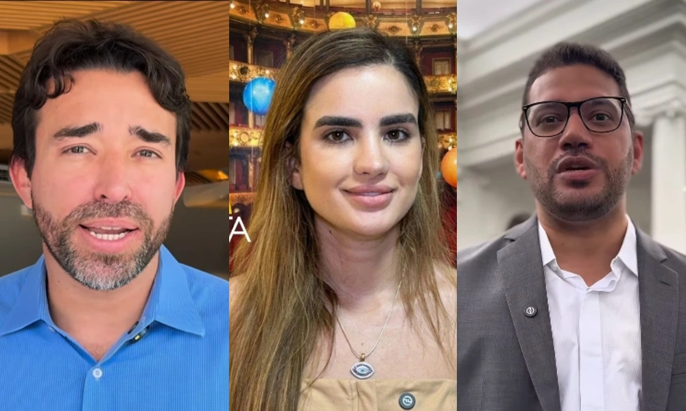 Dep. Marden Menezes do PP, Bárbara do Firmino e Thales Coelho