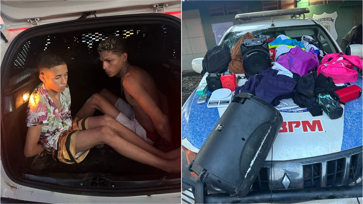 Dois homens são presos após roubarem Mercado Público de Lagoa do Piauí