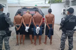 Dois homens são presos e dois adolescentes são apreendidos por tráfico em Teresina (Foto: Reprodução)