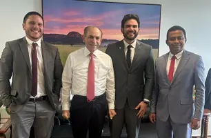 Dr. Marcus Vinícius cumpre agenda em Brasília com Marcelo Castro e Francisco Costa (Foto: Reprodução)