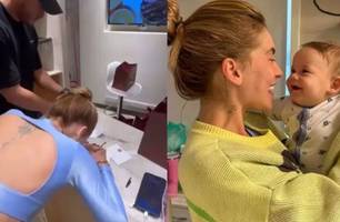 Filho de Virginia, José Leonardo, recebe alta após 4 dias internado (Foto: Reprodução)