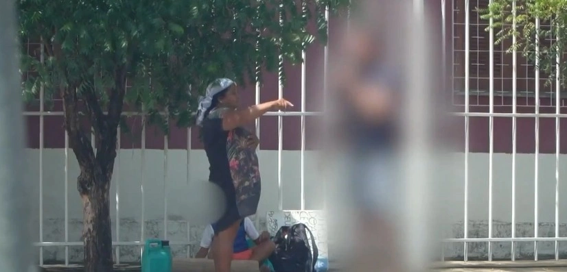 Flagrante: Pedintes organizam esquema e revendem doações em Teresina