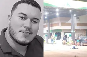 Frentista é morto a tiros enquanto trabalhava em posto de combustíveis no Piauí (Foto: Reprodução)