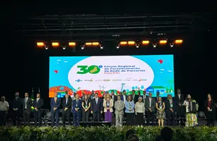 Governador Rafael Fonteles participa de Fórum para fortalecer parcerias no Piauí (Foto: Conecta Piauí / James Rodrigues)