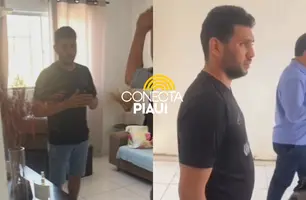 Homem com mandado em aberto por dívida de pensão e estelionato é preso em Teresina (Foto: Reprodução)