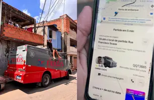 Homem compra carro-forte em leilão e usa como veículo como Uber em São Paulo (Foto: Reprodução/Instagram)
