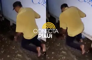Homem é preso após ser flagrado abusando de cadela em Castelo do Piauí (Foto: Reprodução)