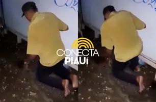 Homem é preso após ser flagrado abusando de cadela em Castelo do Piauí (Foto: Reprodução)