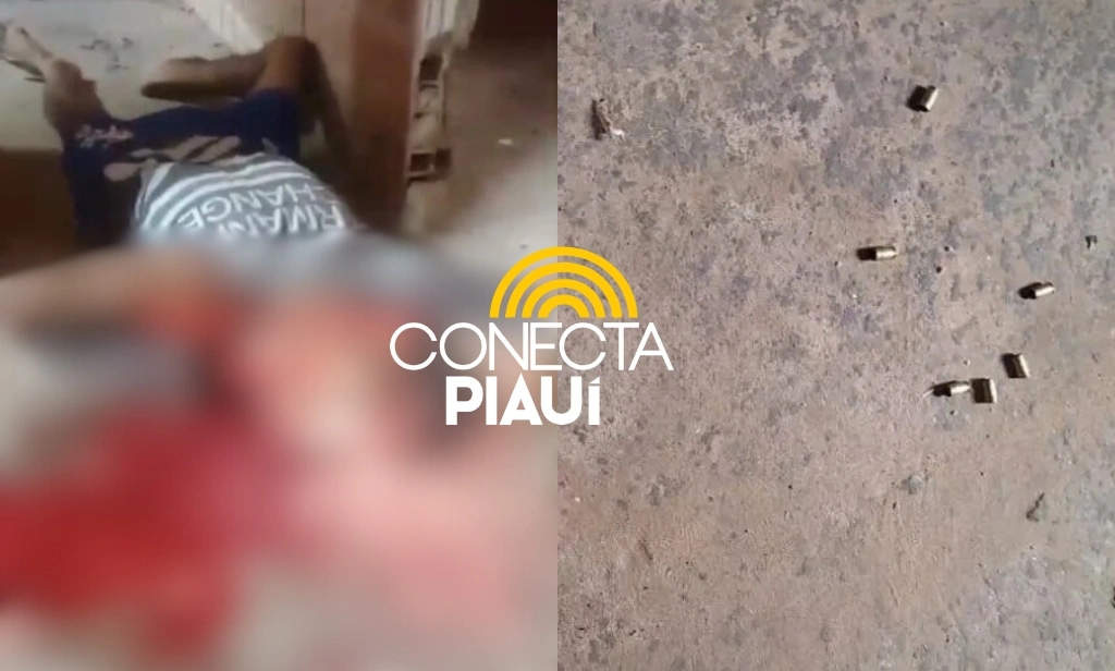 Homem tem cabeça desfigurada com mais de 10 tiros no Centro de Palmeirais