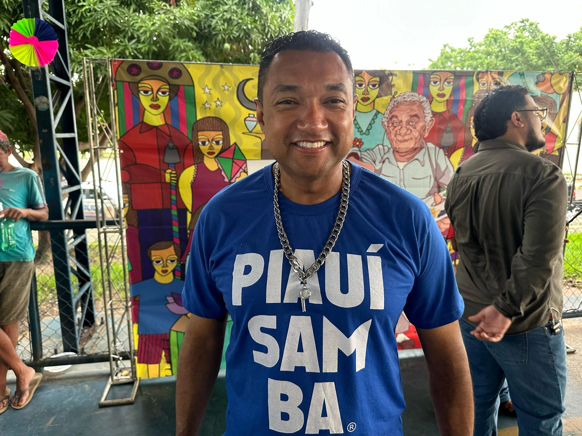 Idealizador do Bloco Piauí Samba, Robert Gleydson
