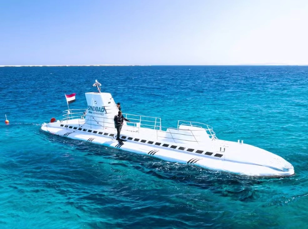 Imagem de arquivo do submarino da empresa Sinbad Submarine