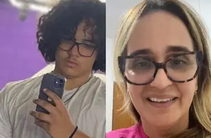 João Lucas Campelo e a mãe Cleytiana Campelo (Foto: Reprodução)