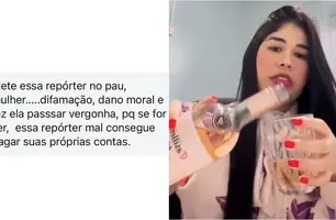 Jornalista do Conecta Piauí é atacada por advogados: ‘Mete p@# nessa repórter’ (Foto: Reprodução)