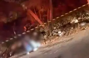 Motociclista morre após colidir contra poste na zona Norte de Teresina (Foto: Reprodução)