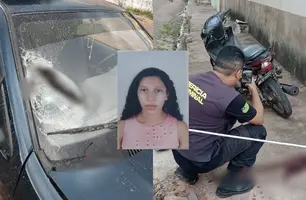 Mulher é atropelada e arrastada por metros em Inhuma (Foto: Reprodução)