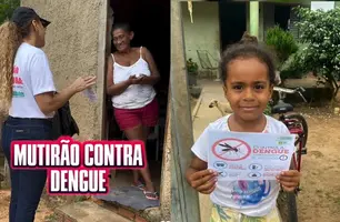 Mutirão contra a dengue mobiliza comunidade para eliminação de focos do Aedes aegypti em Curralinhos (Foto: Reprodução/Instagram)