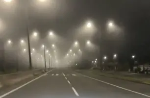 Neblina em Teresina (Foto: Conecta Piauí)