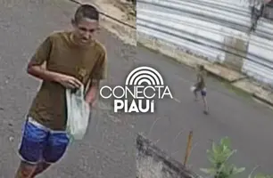 Novos vídeos mostram homem que atacou professora com seringa; polícia faz buscas (Foto: Reprodução)