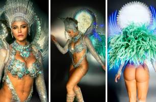 Paolla Oliveira faz último desfile como Rainha de Bateria e fala de desafios (Foto: Reprodução)