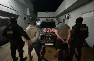 Polícia apreende três quilos de maconha e prende dois suspeitos em Teresina (Foto: Reprodução)