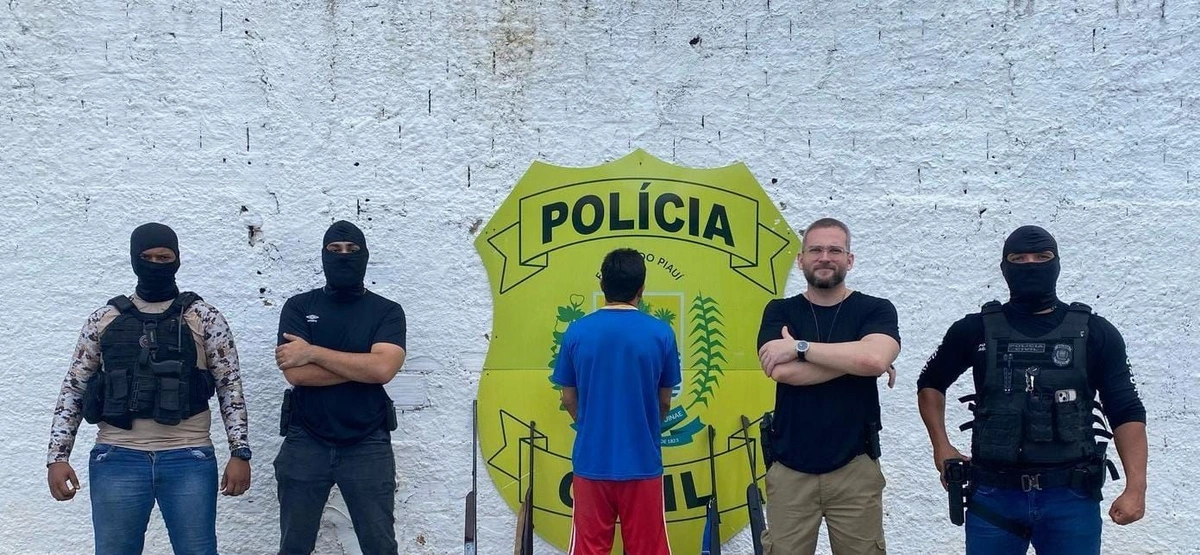 Polícia Civil realiza prisão em flagrante na cidade de Hugo Napoleão