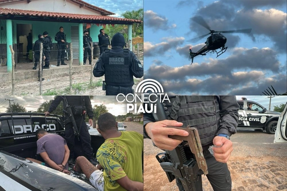 Polícia cumpre 18 mandados contra suspeitos de tráfico e roubos em Nazária