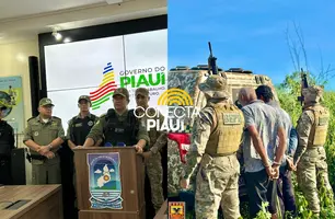 Polícia detalha desarticulação de roça de maconha localizada entre Piauí e Bahia (Foto: Reprodução/Conecta Piauí)