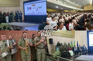 Polícia Militar do Piauí realiza aula inaugural para mais de 600 novos soldados (Foto: Conecta Piauí)
