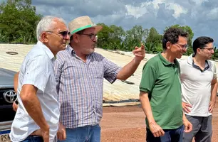Prefeito Agamenon Franco discute implantação de usina de etanol e apoio a produtores rurais (Foto: Divulgação)