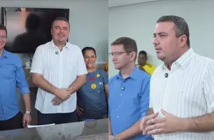 Prefeito de Bom Jesus, Nestor Elvas, anuncia ampliação da UBS Hélio Figueiredo (Foto: Reprodução)