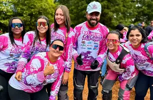 Prefeito de Guadalupe, Jesse James, participa da XI Trilha da Calcinha (Foto: Reprodução)