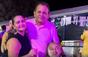 Prefeito de Parnarama participa da festa ‘Paiol Folia’ no povoado Paiol do Centro (Foto: Reprodução)