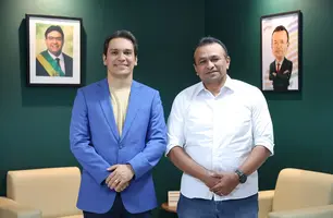 Prefeito de Uruçuí e Fábio Abreu discutem parceria para fortalecer agricultura (Foto: Reprodução)