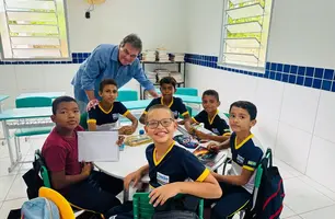 Prefeito Gustavo Medeiros entrega obras de melhorias para escolas de União (Foto: Reprodução)