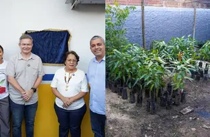 Prefeito Rafael realiza reabertura do Viveiro de Mudas de Timon (Foto: Leonardo Rocha/SECOM)