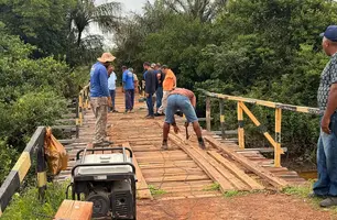 Prefeitura de Campo Maior reforma ponte para melhorar mobilidade rural (Foto: Reprodução/Instagram)
