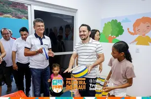 Prefeitura de Palmeira do Piauí inaugura Creche 'Tia Maná' para garantir educação e acolhimento às crianças (Foto: Reprodução)