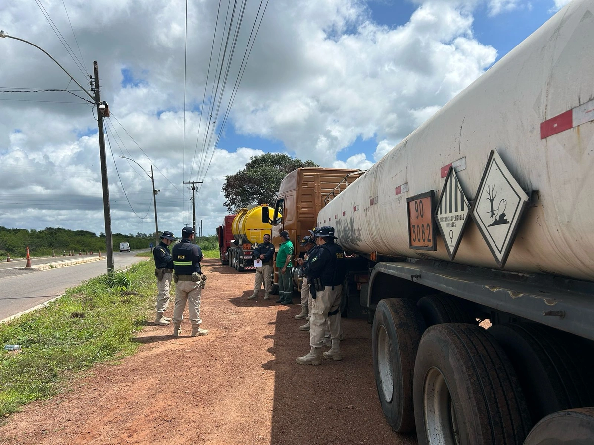 PRF intensifica fiscalização de produtos perigosos no Piauí