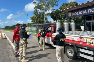 PRF intensifica fiscalização de produtos perigosos no Piauí (Foto: Divulgação/PRF)