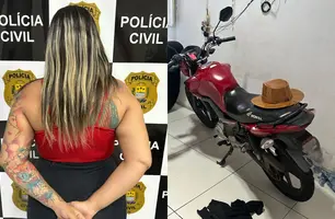 ‘Princesa do crime’ é presa novamente suspeita de participar de roubo em Teresina (Foto: Divulgação/Polícia Civil)
