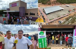 Rafael Fonteles acompanha avanços na saúde e inaugura praça em Brejo do Piauí (Foto: Conecta Piauí)