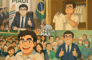 Rafael Fonteles entra na trend do Studio Ghibli, tendência nas redes sociais (Foto: Reprodução)