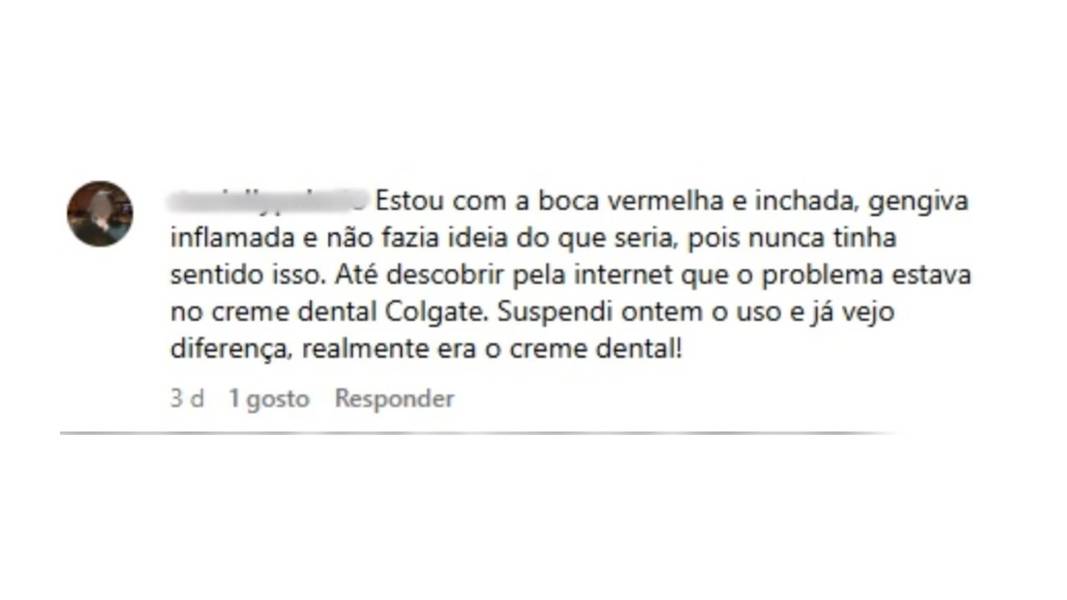 Reclamações de usuários sobre o creme dental Colgate Total 12 Clean Mint