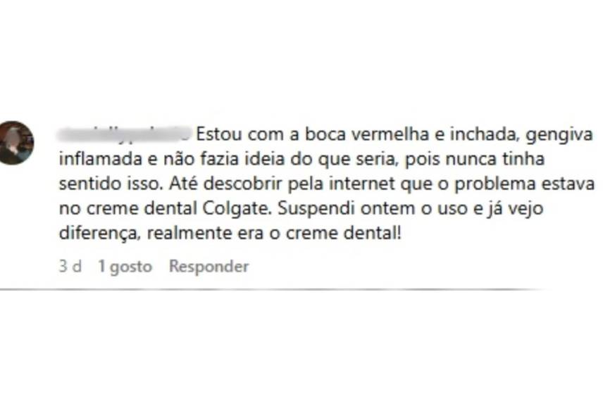 Reclamações de usuários sobre o creme dental Colgate Total 12 Clean Mint Reclamações de usuários sobre o creme dental Colgate Total 12 Clean Mint